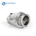 3A DIN SMS Union type Connection Stainless Steel Sanitary Check Valve with Clamp End